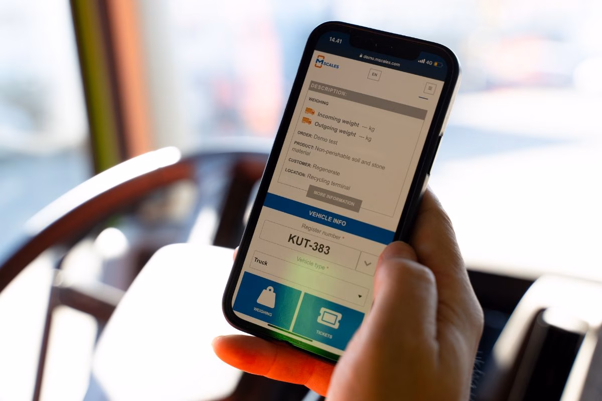 mScales mobile weighing software